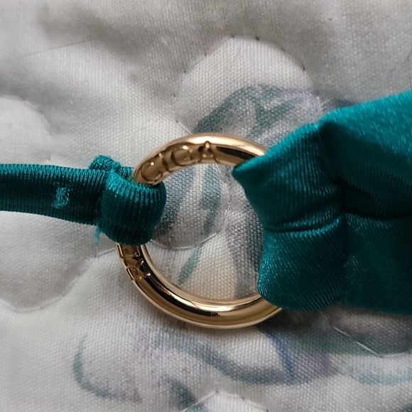 Relleciga Gold Ring Triangle Tie String Bikini M - Picture 10 of 14